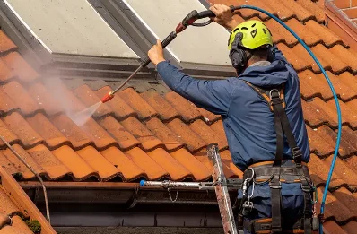 Démoussage et hydrofuge de toiture à Nyer